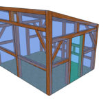 Timber Greenhouse - McLeod Creek Timber Frame Company